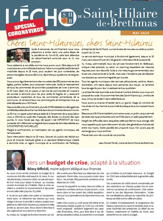 echo couverture covid