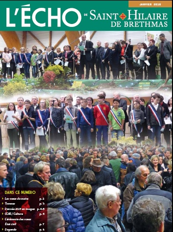 Couverture echo janvier 2016