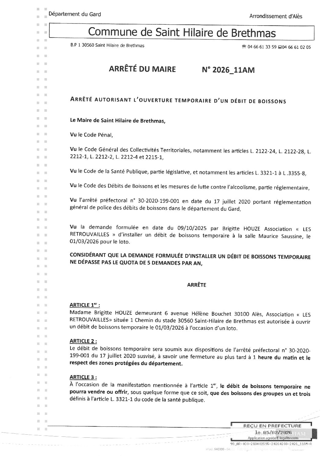 Aperçu du fichier 2026_11AM Ouverture temporaire débit de boissons 01 03 26 loto 